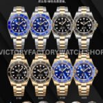 ZQ Factory Rolex Submariner 126618LN 41mm Full Yellow Gold Black Dial