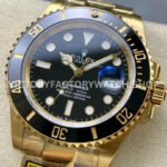 ZQ Factory Rolex Submariner 126618LN 41mm Full Yellow Gold Black Dial