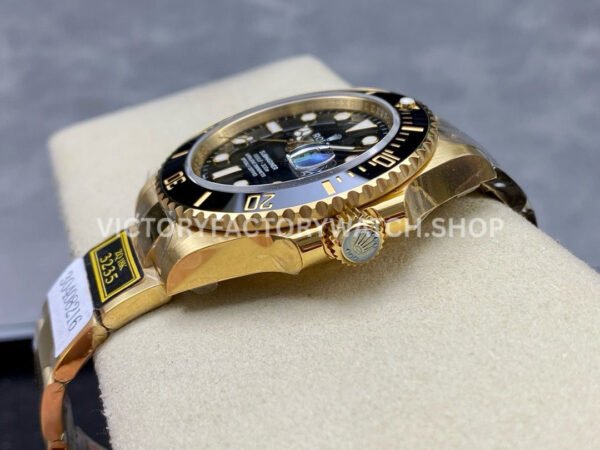 ZQ Factory Rolex Submariner 126618LN 41mm Full Yellow Gold Black Dial