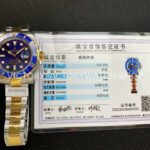 ZQ Factory Rolex Submariner Date 116613LB 40mm Half Gold Blue Dial (5) ZQ Factory Rolex Submariner 116613LB 40mm Half Yellow Gold Blue Dial