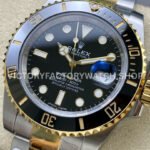 ZQ Factory Rolex Submariner 116613LN 40mm Half Yellow Gold Black Dial