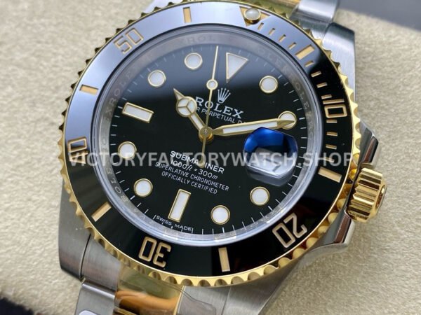 ZQ Factory Rolex Submariner 116613LN 40mm Half Yellow Gold Black Dial