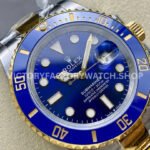 ZQ Factory Rolex Submariner 126613LB 41mm Half Yellow Gold Blue Dial