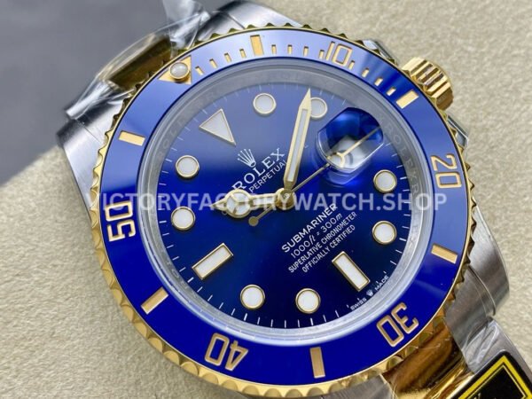 ZQ Factory Rolex Submariner 126613LB 41mm Half Yellow Gold Blue Dial