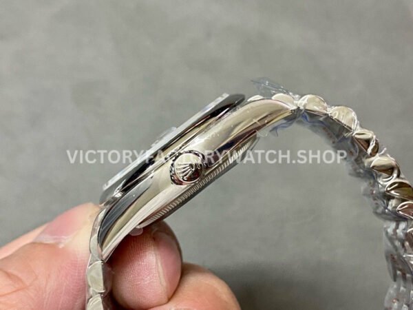 A+ Factory Rolex Datejust 126200-0017 36mm Full 904L Roman Numerals Grey Dial Jubilee