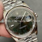 A+ Factory Rolex Datejust 126200-0017 36mm Full 904L Roman Numerals Grey Dial Jubilee
