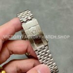 A+ Factory Rolex Datejust 126200-0017 36mm Full 904L Roman Numerals Grey Dial Jubilee