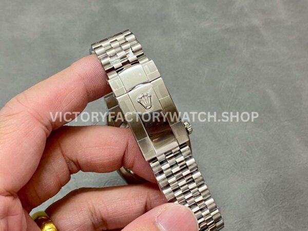 A+ Factory Rolex Datejust 126200-0017 36mm Full 904L Roman Numerals Grey Dial Jubilee