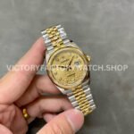 A+ Factory Rolex Datejust 126203-0033 36mm Half Yellow Gold Diaond Mop Champagne Computer Dial Jubilee (10) A+ Factory Rolex Datejust 126203-0033 36mm Half Yellow Gold Diaond Mop Champagne Computer Dial Jubilee
