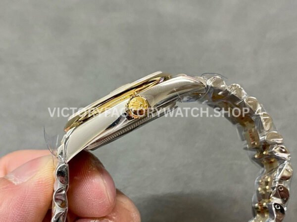 A+ Factory Rolex Datejust 126203-0033 36mm Half Yellow Gold Diaond Mop Champagne Computer Dial Jubilee (8) A+ Factory Rolex Datejust 126203-0033 36mm Half Yellow Gold Diaond Mop Champagne Computer Dial Jubilee