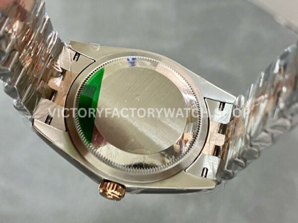 A+ Factory Rolex Datejust 126231-0023 36mm Half Rose Gold Roman Numerals Diamond Grey Dial Jubilee (4) A+ Factory Rolex Datejust 126231-0023 36mm Half Rose Gold Roman Numerals Diamond Grey Dial Jubilee