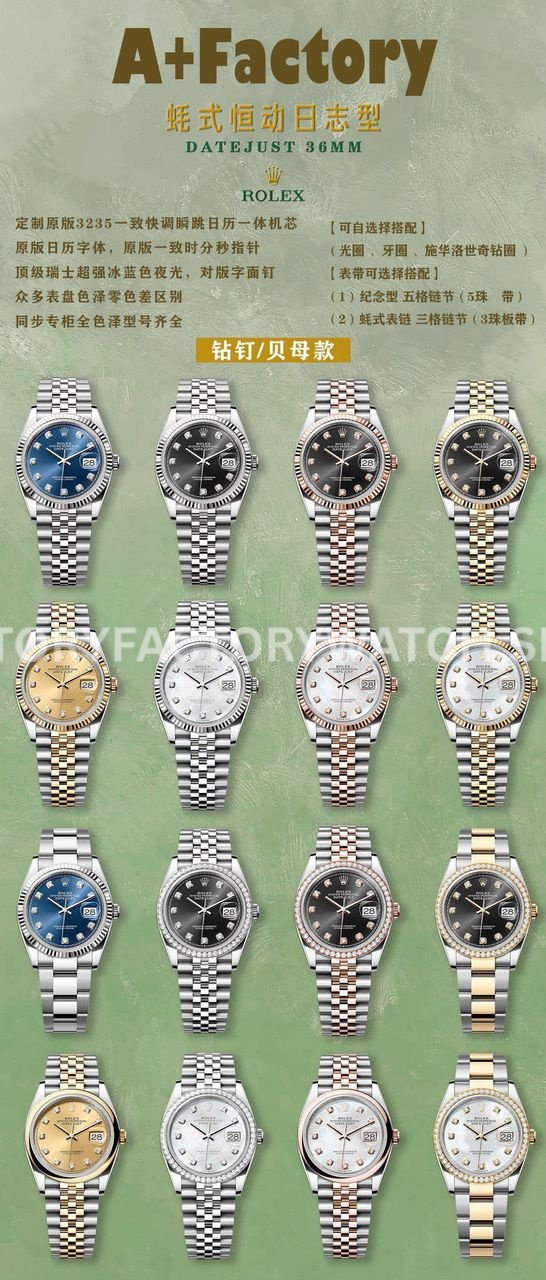 A+ Factory Rolex Datejust 126234-0031 36mm Full 904L Roman Numerals Diamond Pink Dial Jubilee (10) A+ Factory Rolex Datejust 126234-0031 36mm Full 904L Roman Numerals Diamond Pink Dial Jubilee
