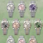 A+ Factory Rolex Datejust 126283RBR-0008 36mm Diamond Bezel Half Yellow Gold Diaond Mop Black Dial (16) A+ Factory Rolex Datejust 126283RBR-0008 36mm Diamond Bezel Half Yellow Gold Diaond Mop Black Dial