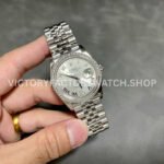 A+ Factory Rolex Datejust 126284RBR-0021 36mm Diamond Bezel Full 904L Roman Numerals Diamond Silver (1) A+ Factory Rolex Datejust 126284RBR-0021 36mm Diamond Bezel Full 904L Roman Numerals Diamond Silver Dial Jubilee
