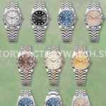 A+ Factory Rolex Datejust 126284RBR-0021 36mm Diamond Bezel Full 904L Roman Numerals Diamond Silver ( (10) A+ Factory Rolex Datejust 126284RBR-0021 36mm Diamond Bezel Full 904L Roman Numerals Diamond Silver Dial Jubilee