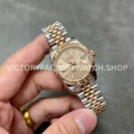 A+ Factory Rolex Datejust 278271-0010 31mm Half Rose Gold Pink Dial Jubilee