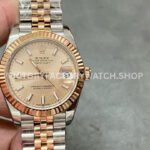 A+ Factory Rolex Datejust 278271-0010 31mm Half Rose Gold Pink Dial Jubilee