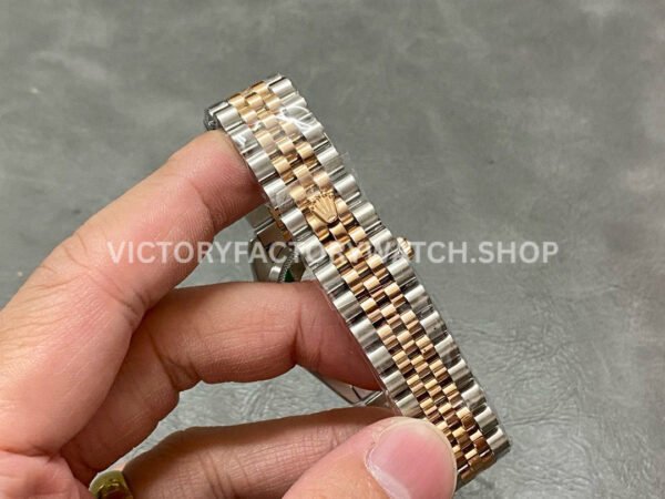 A+ Factory Rolex Datejust 278271-0010 31mm Half Rose Gold Pink Dial Jubilee