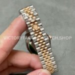 A+ Factory Rolex Datejust 278271-0028 31mm Half Rose Gold Diamond Mop Brown Dial Jubilee