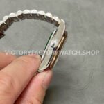 A+ Factory Rolex Datejust 278271-0028 31mm Half Rose Gold Diamond Mop Brown Dial Jubilee