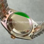 A+ Factory Rolex Datejust 278271-0028 31mm Half Rose Gold Diamond Mop Brown Dial Jubilee