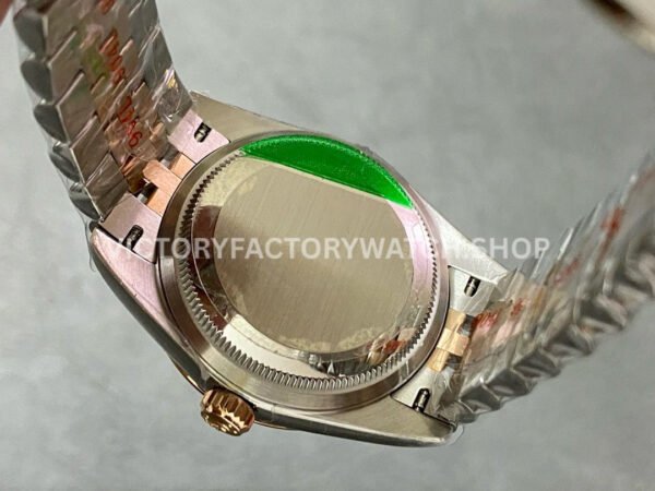 A+ Factory Rolex Datejust 278271-0028 31mm Half Rose Gold Diamond Mop Brown Dial Jubilee