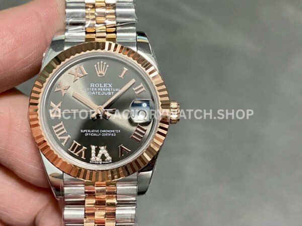Datejust 278271 grey roman dial replica watch