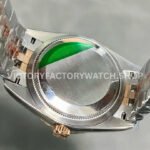 A+ Factory Rolex Datejust 278271-0030 31mm Half Rose Gold Roman Numerals Diamond Grey Dial Jubilee