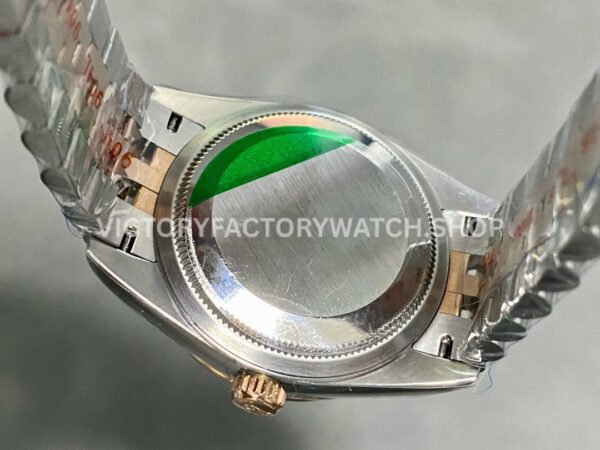 A+ Factory Rolex Datejust 278271-0030 31mm Half Rose Gold Roman Numerals Diamond Grey Dial Jubilee