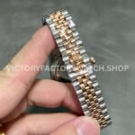 A+ Factory Rolex Datejust 278271-0030 31mm Half Rose Gold Roman Numerals Diamond Grey Dial Jubilee