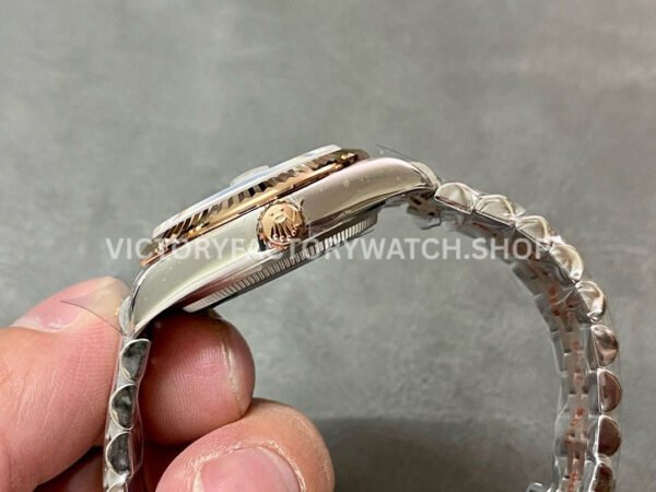 A+ Factory Rolex Datejust 278271-0032 31mm Half Rose Gold Silver Floral-Motif, Diamond-Set Dial Jubilee (3) A+ Factory Rolex Datejust 278271-0032 31mm Half Rose Gold Silver Floral-Motif, Diamond-Set Dial Jubilee