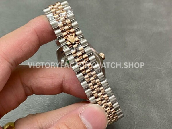 A+ Factory Rolex Datejust 278271-0032 31mm Half Rose Gold Silver Floral-Motif, Diamond-Set Dial Jubilee (8) A+ Factory Rolex Datejust 278271-0032 31mm Half Rose Gold Silver Floral-Motif, Diamond-Set Dial Jubilee