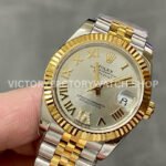 A+ Factory Rolex Datejust 278273-0004 31mm Half Yellow Gold Roman Numerals Diamond Silver Dial Jubilee (7) A+ Factory Rolex Datejust 278273-0004 31mm Half Yellow Gold Roman Numerals Diamond Silver Dial Jubilee