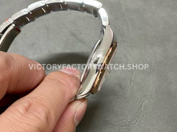 A+ Factory Rolex Datejust 278273-0023 31mm Half Rose Gold Diamond Mop Diamond Mop Pink Dial