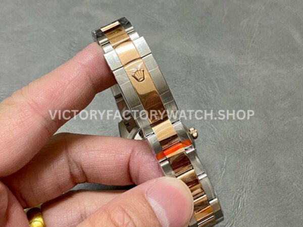 A+ Factory Rolex Datejust 278273-0023 31mm Half Rose Gold Diamond Mop Diamond Mop Pink Dial