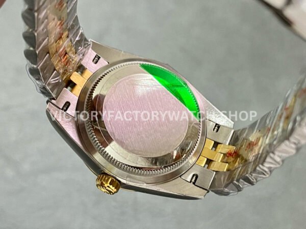 A+ Factory Rolex Datejust 278273-0030 31mm Half Yellow Gold Diamond Mop Green Dial Jubilee