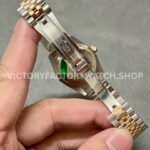 A+ Factory Rolex Datejust 278274-0024 31mm Half Rose Gold Diamond Mop Diamond Mop Pink Dial Jubilee