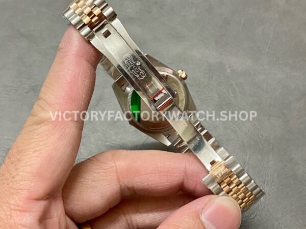 A+ Factory Rolex Datejust 278274-0024 31mm Half Rose Gold Diamond Mop Diamond Mop Pink Dial Jubilee