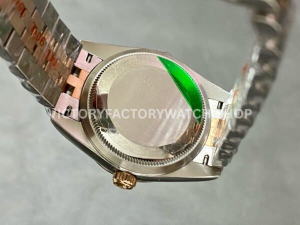 A+ Factory Rolex Datejust 278274-0024 31mm Half Rose Gold Diamond Mop Diamond Mop Pink Dial Jubilee