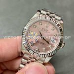 A+ Factory Rolex Datejust 278274-0032 31mm Full 904L Diamond Mop Pink Dial Jubilee