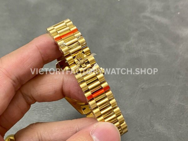 A+ Factory Rolex Datejust 278278-0030 31mm Full Yellow Gold Roman Numerals Diamond Green Dial