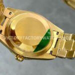 A+ Factory Rolex Datejust 278278-0030 31mm Full Yellow Gold Roman Numerals Diamond Green Dial