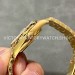 A+ Factory Rolex Datejust 278278-0030 31mm Full Yellow Gold Roman Numerals Diamond Green Dial