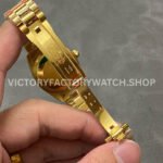 A+ Factory Rolex Datejust 278278-0030 31mm Full Yellow Gold Roman Numerals Diamond Green Dial