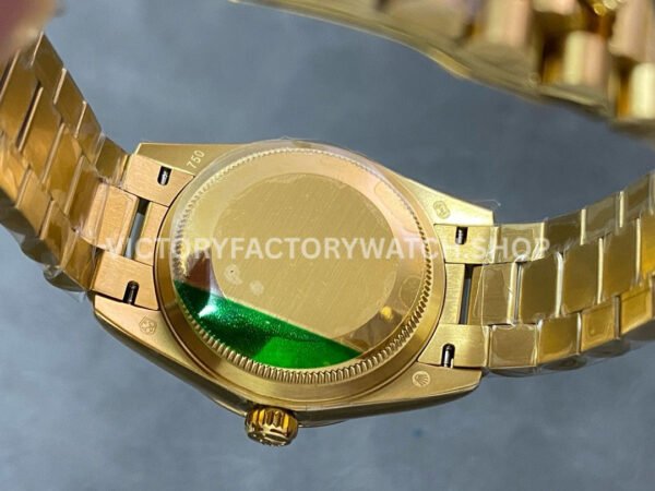 A+ Factory Rolex Datejust 278278-0034 31mm Full Yellow Gold Diamond Mop Silver Dial