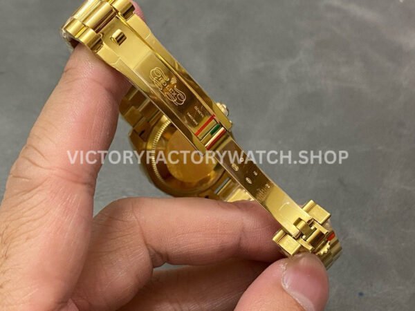 A+ Factory Rolex Datejust 278278-0034 31mm Full Yellow Gold Diamond Mop Silver Dial