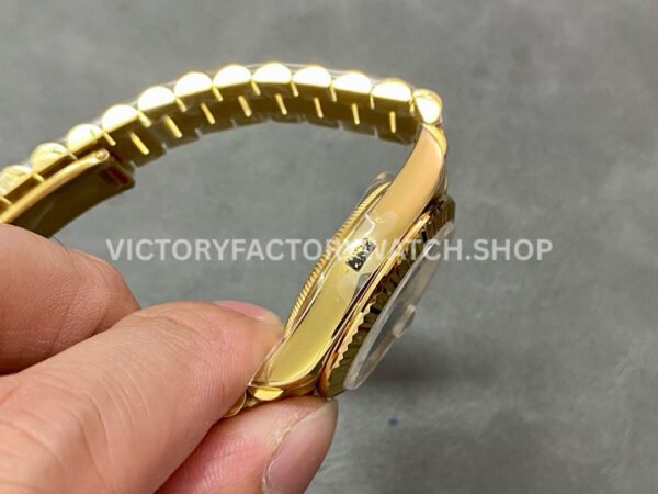 A+ Factory Rolex Datejust 278278-0034 31mm Full Yellow Gold Diamond Mop Silver Dial