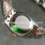 A+ Factory Rolex Datejust 278381RBR-0032 31mm Diamond Bezel Half Rose Gold Silver Floral-Mot ( (4) A+ Factory Rolex Datejust 278381RBR-0032 31mm Diamond Bezel Half Rose Gold Silver Floral-Motif, Diamond-Set Dial Jubilee