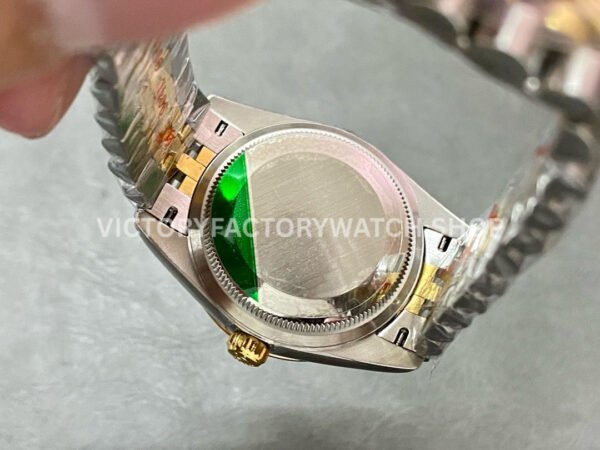 A+ Factory Rolex Datejust 278383RBR-0026 31mm Diamond Bezel Half Yellow Gold Diamond Mop Champagne Dial Jubilee