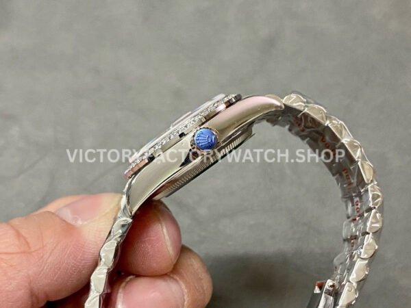 A+ Factory Rolex Datejust 278384RBR-0036 31mm Diamond Bezel Full 904L Diamond Mop Pink Dial Jubilee